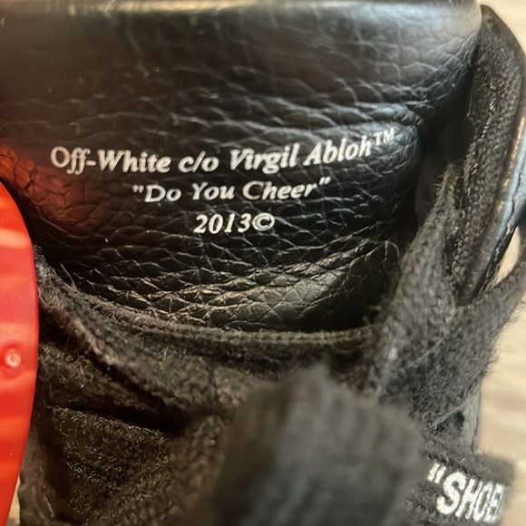OFF-WHITE Red Tag Trainers In Black - Picture 4 of 15